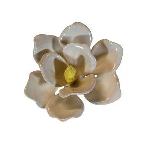 JAMAR MALLORY Studio Mold Magnolia Ceramic Flower Shelf Decor